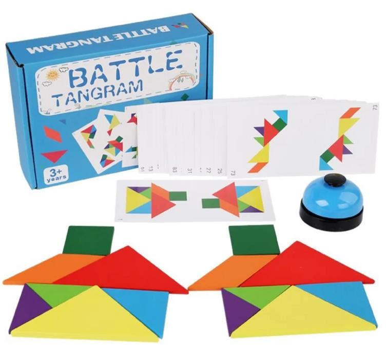 Reto Batalla de Tangram - Desafía tu Mente y Compite en Familia