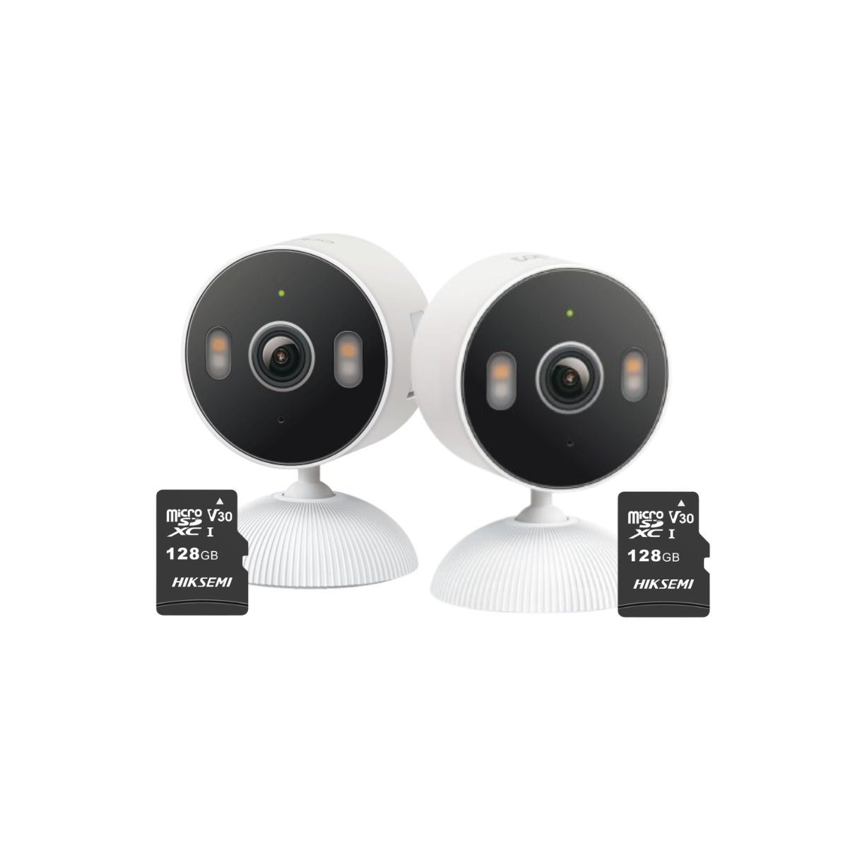 Kit de 2 Cámara de seguridad Tapo C113 2K 3MP + Micro SD 128G Detección de IA