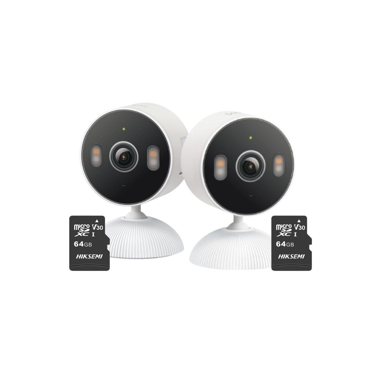Kit de 2 Cámara de seguridad Tapo C113 2K 3MP + Micro SD 64G Detección de IA