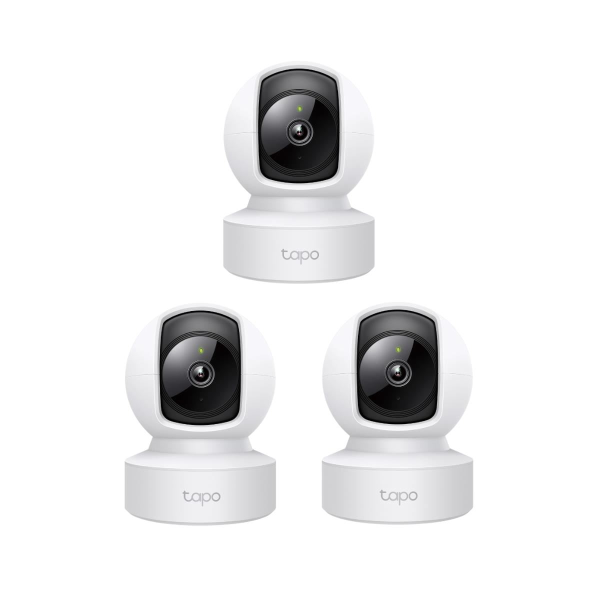 Kit de 3 Cámaras de Seguridad Wi-Fi para Interiores 2K Tapo C212 - TP-Link