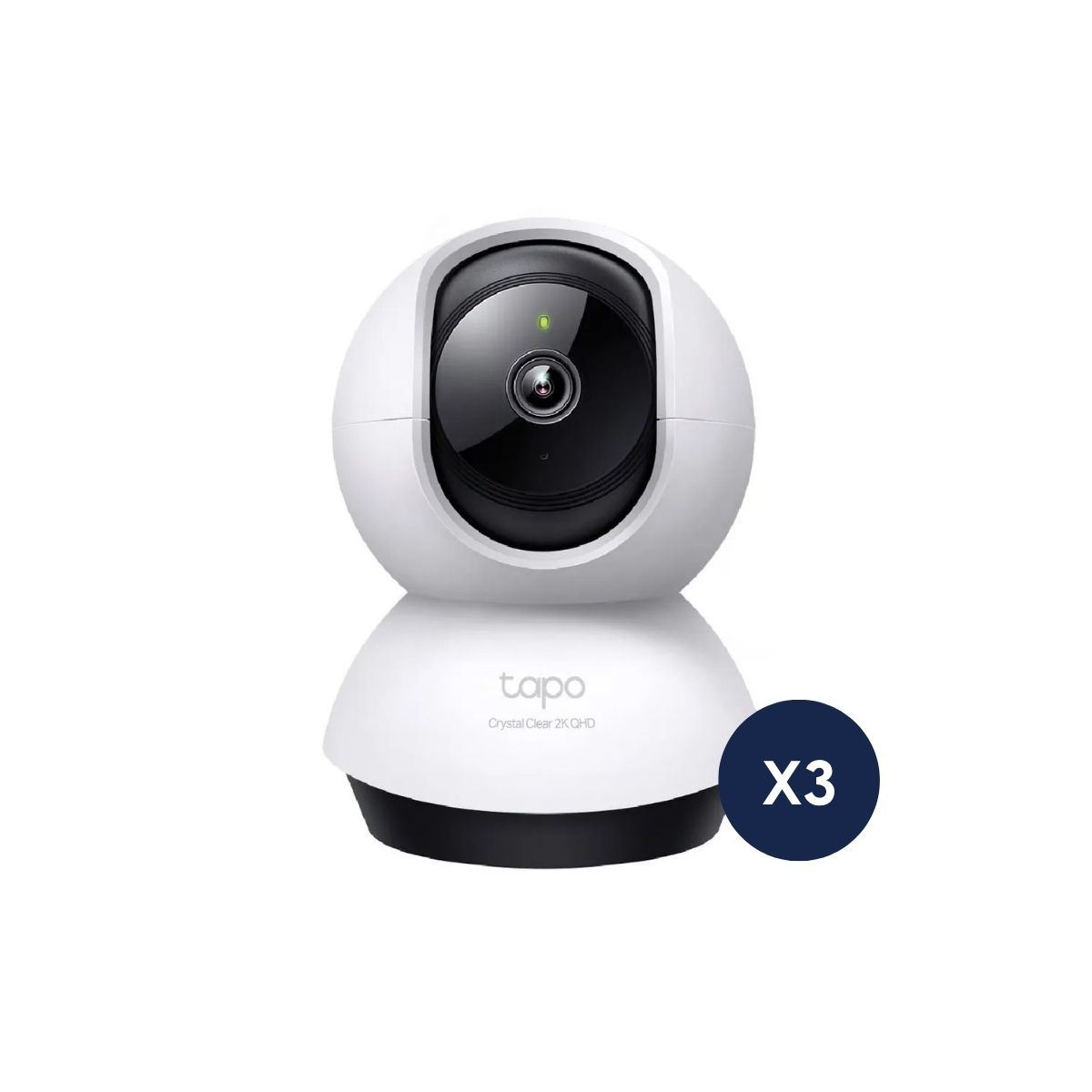 Kit de 3 Cámara de seguridad para interiores Tapo C220 2K 4MP - Tplink