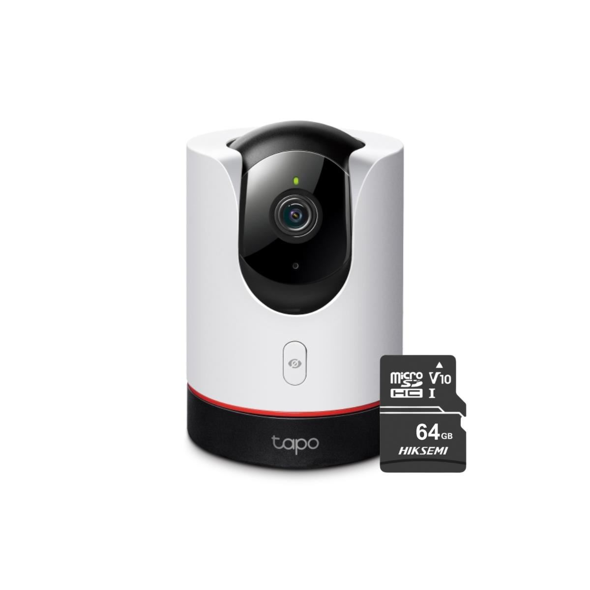 Cámara de seguridad Wi-Fi para exteriores 2K Tapo-C225 - Tp-Link + SD 64 GB