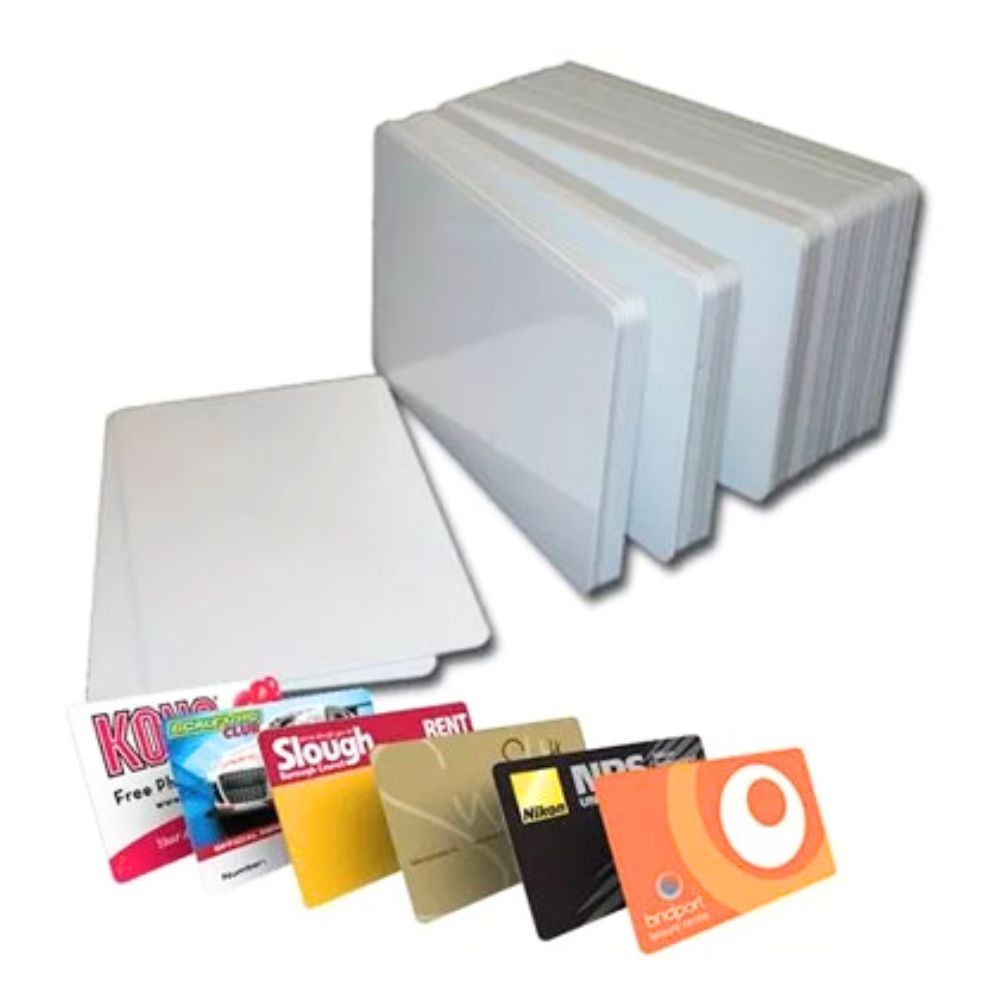 Tarjetas de Identificación PVC Zebra Premier Color blanco Caja x 500 unidades