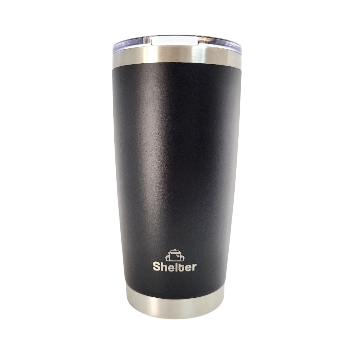 Shelter tumbler Black 590ml 20oz de acero inoxidable