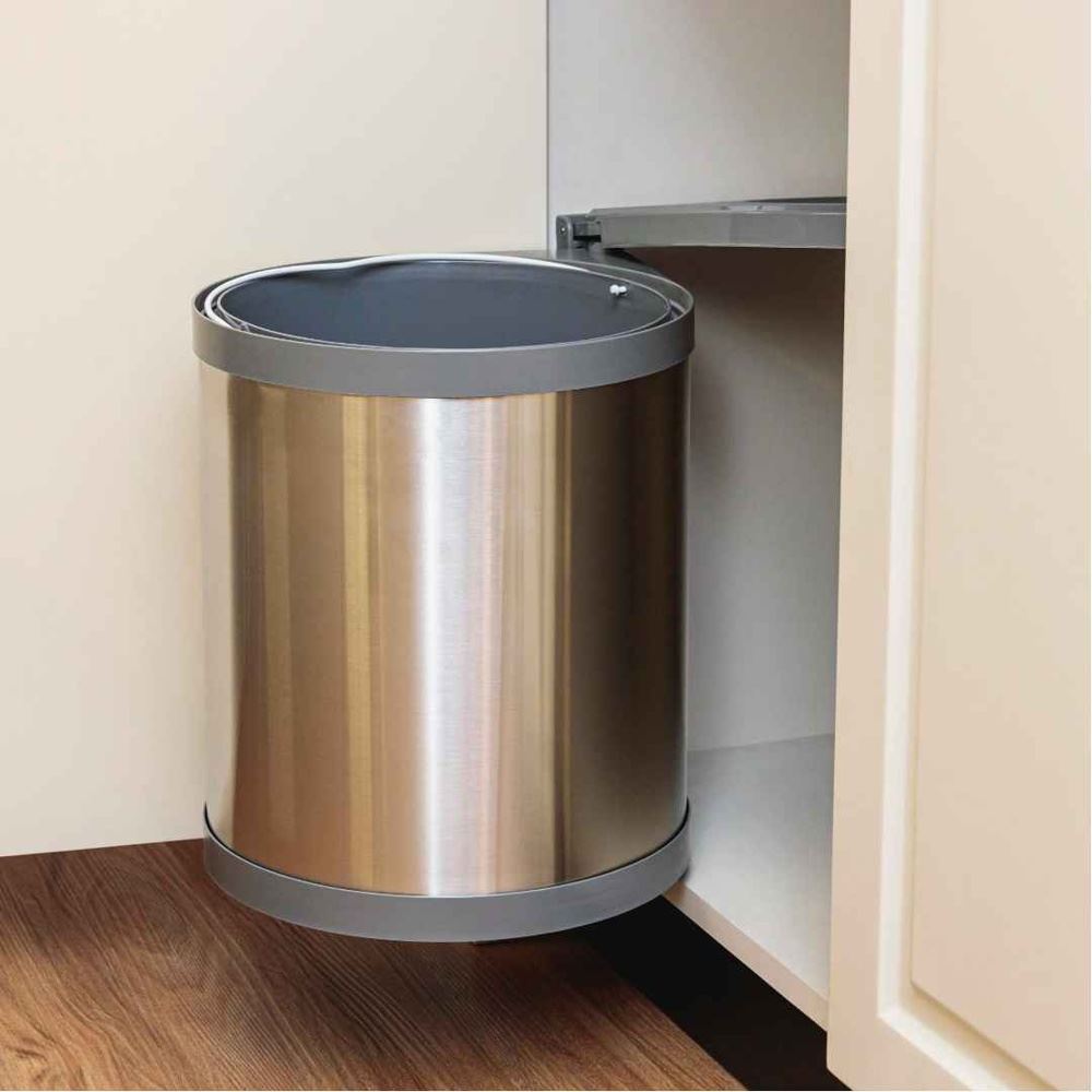 Tacho de basura de acero 14l más casa perú