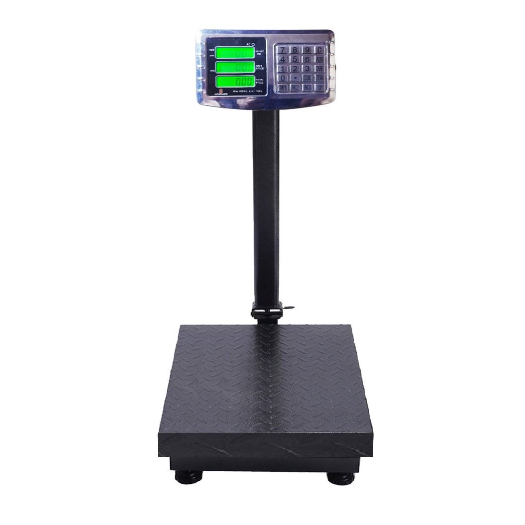 Balanza Industrial 300 Kg con Plataforma TCS-300KG Teclado de Acero