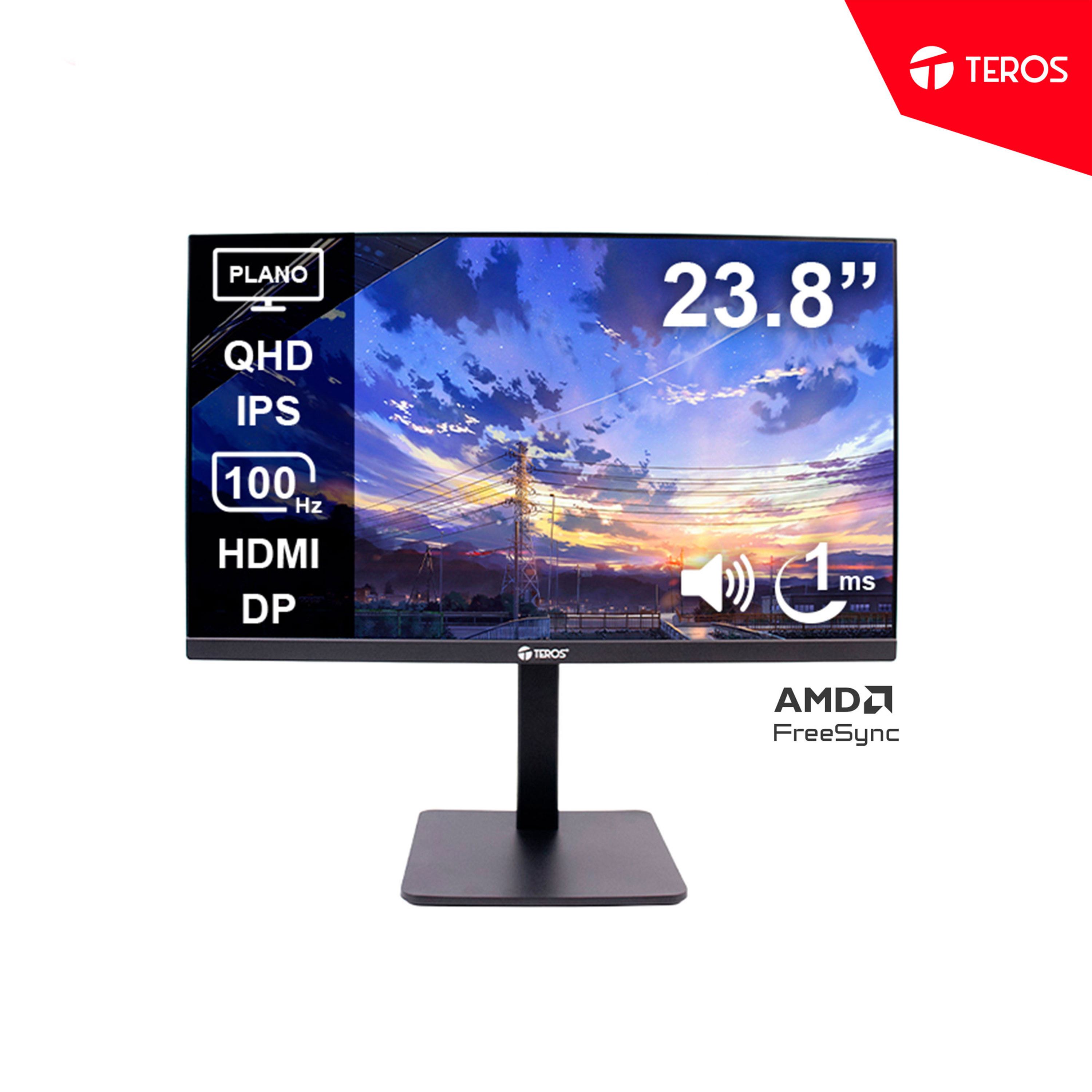 MONITOR TEROS TE-2416CS 23.8" QHD IPS