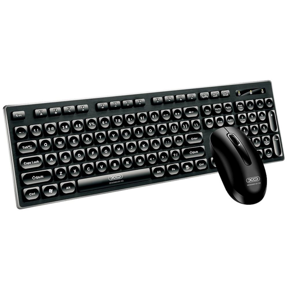 Teclado y Mouse Inalámbricos XO-KB-02 Wireless Combo 2.4 G