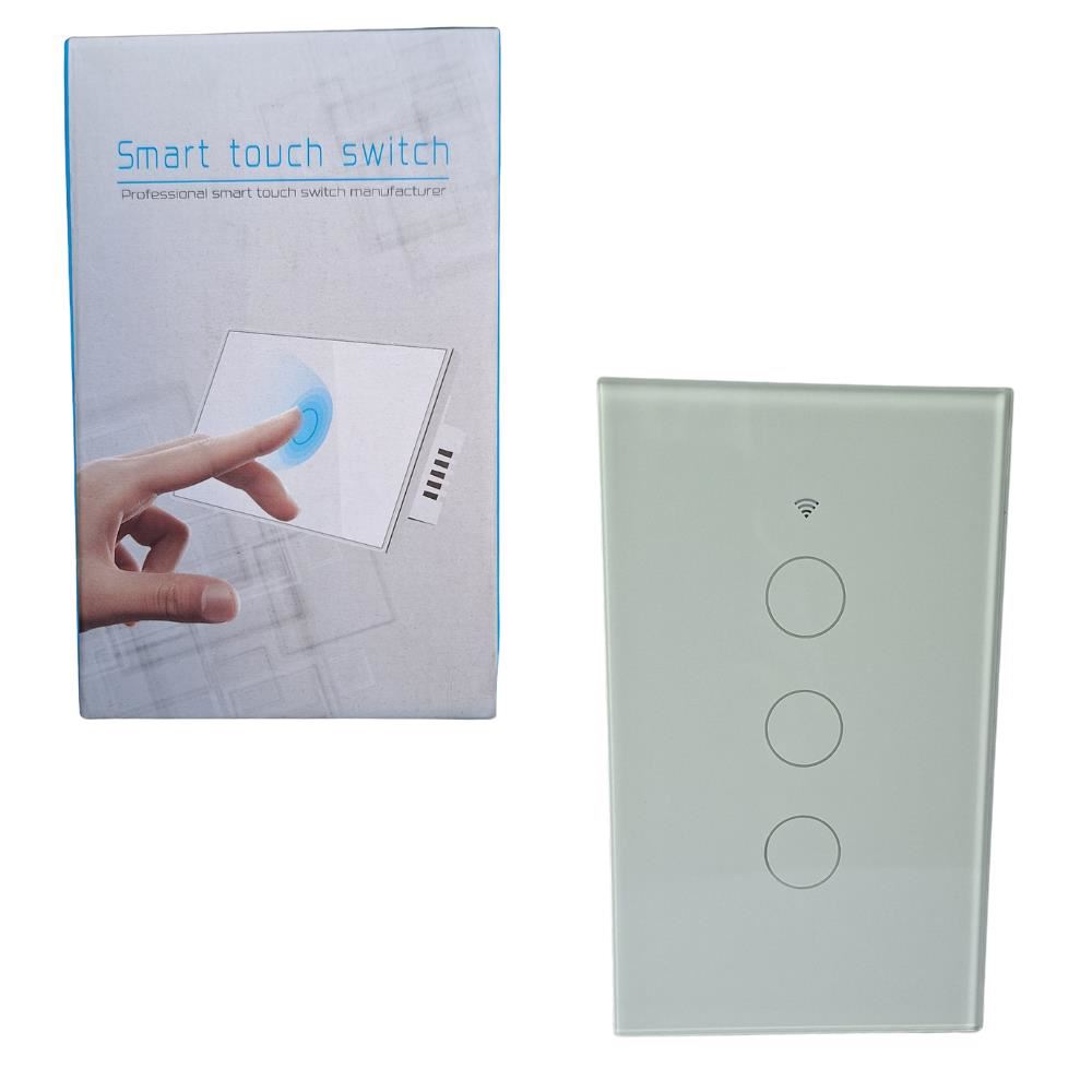 Interruptor Inteligente Wifi De 3 Botones YUS SWO1-3-X