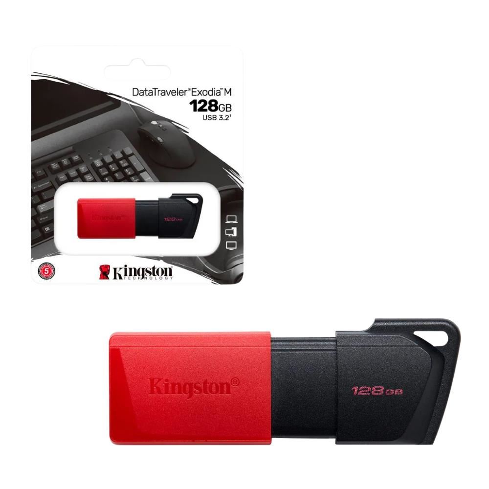 Memoria USB 3.2 Kingston 128gb DataTraveler Exodia M DTXM