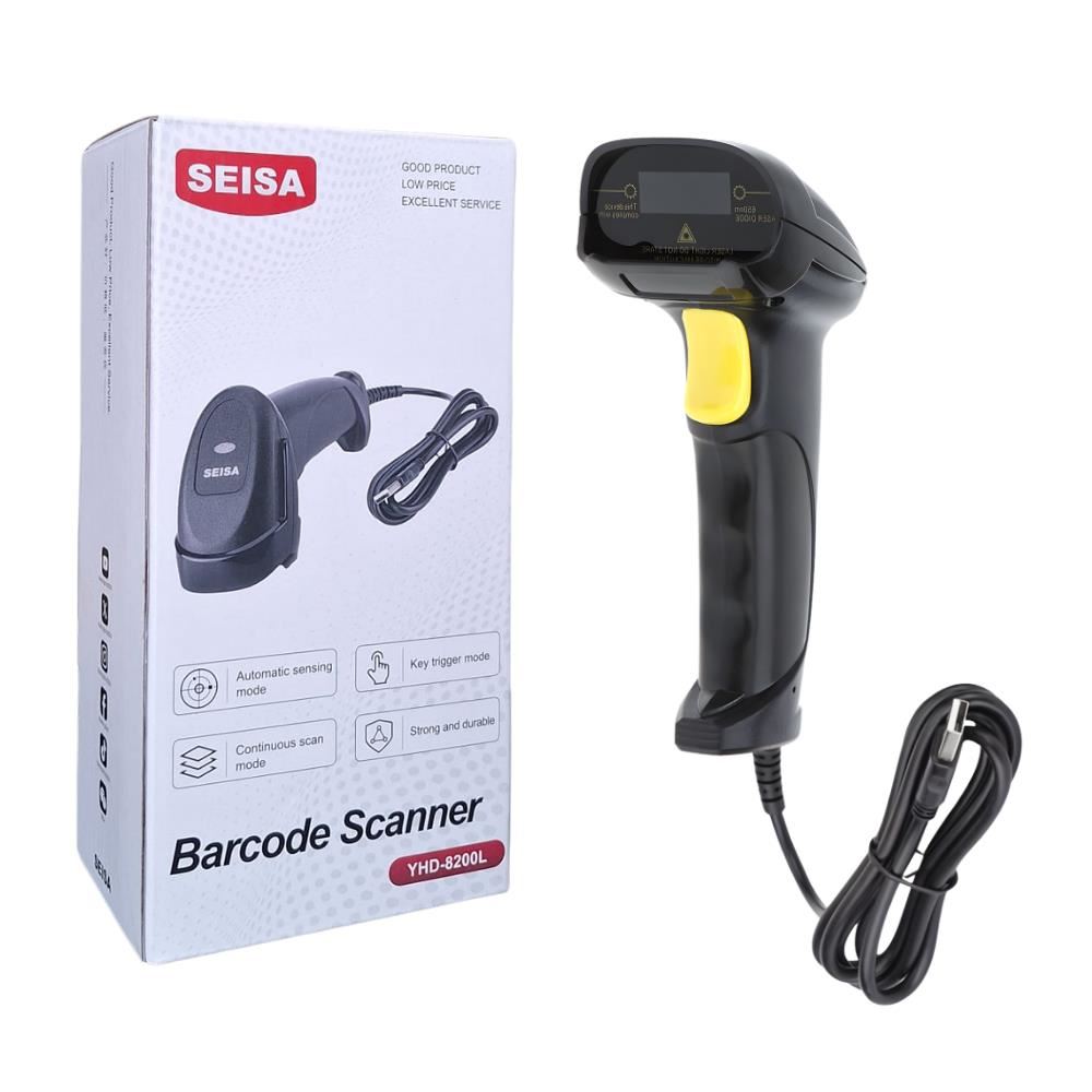 Pistola Lector de Barras Codigos Alambrico USB Seisa YHD-8200L