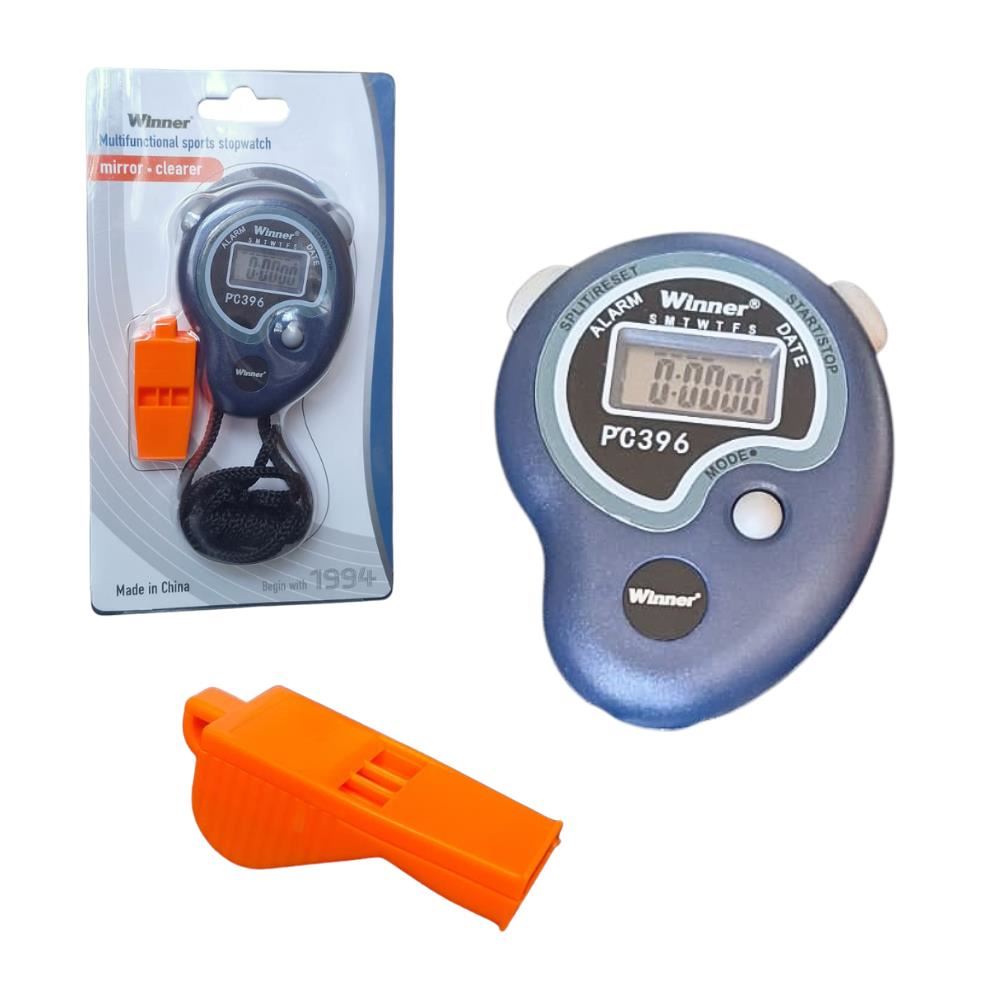 Cronómetro Alarma Deportivo con silbato Winner PC396
