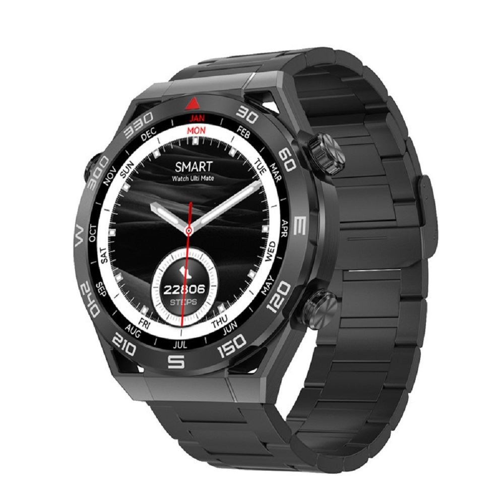 Smartwatch Dt3 Mini Reloj Doble Correa Alta Gama Nfc Gps Negro