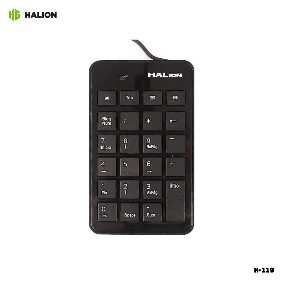 TECLADO NUMERICO HALION K-119