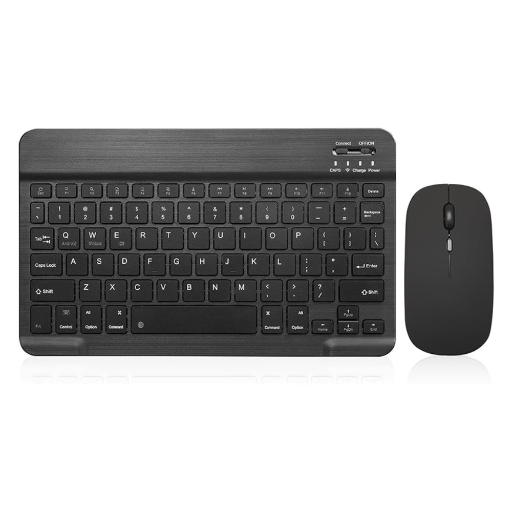 Combo Mouse y Teclado Recargable Negro