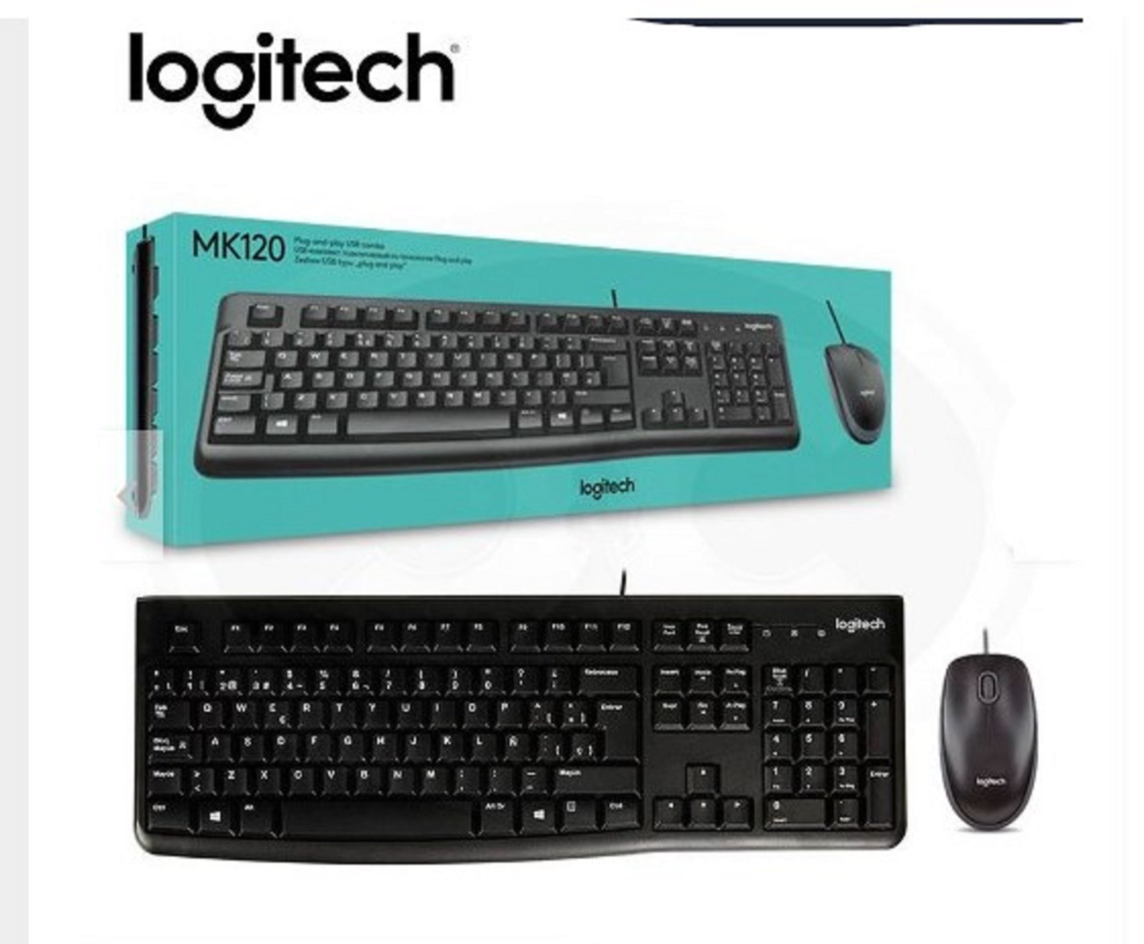 TECLADO LOGITECH MK120 2 EN 1