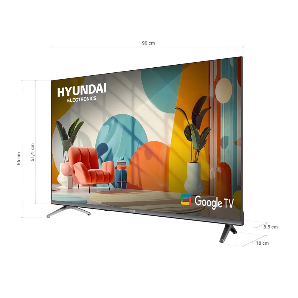 Televisor Hyundai 40 " HYLED4029QG 2025 QLED Full HD(1920x1080) Google TV