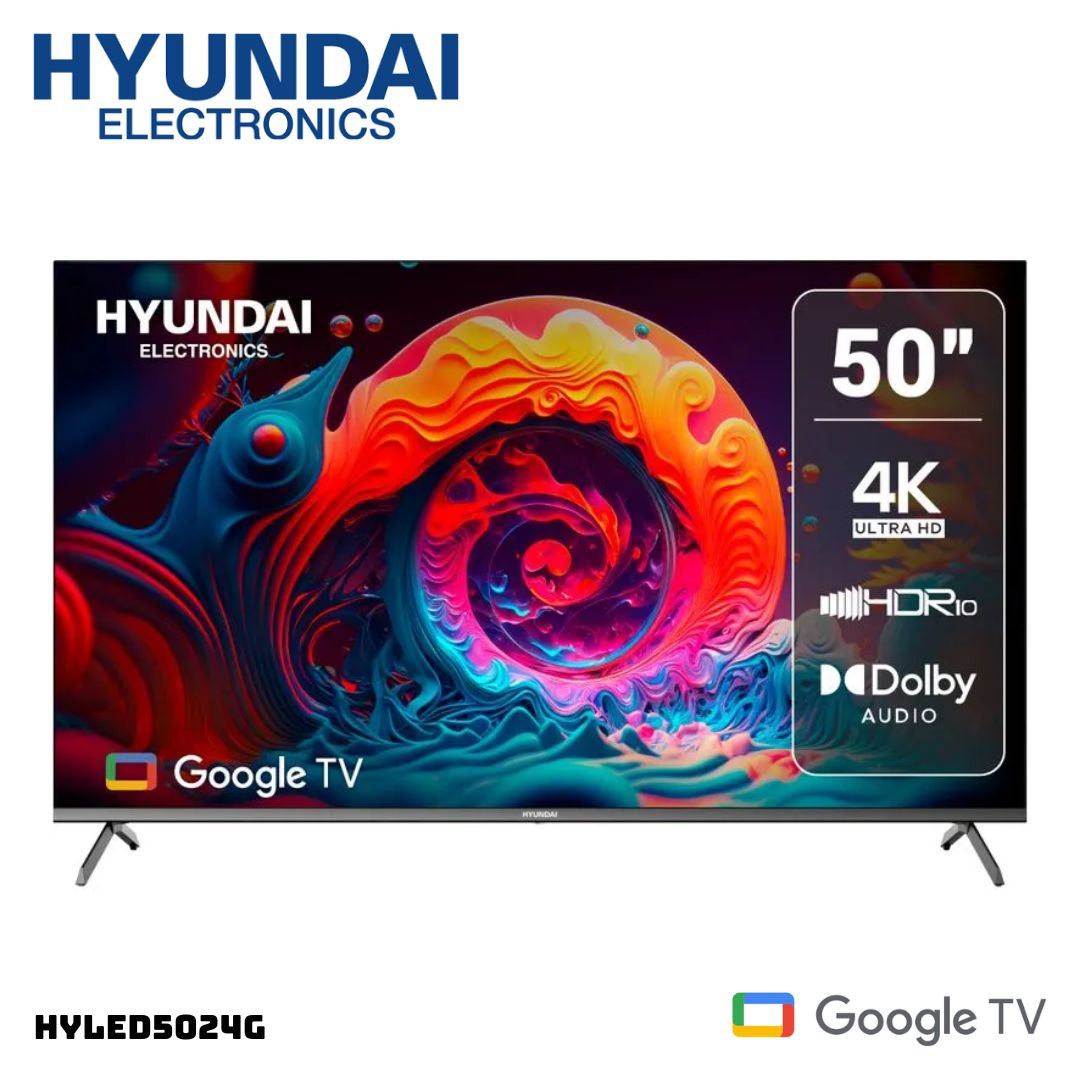 TELEVISOR HYUNDAI 50 SMART TV GOOGLE TV 4K UHD LED 2025 HYLED5024G