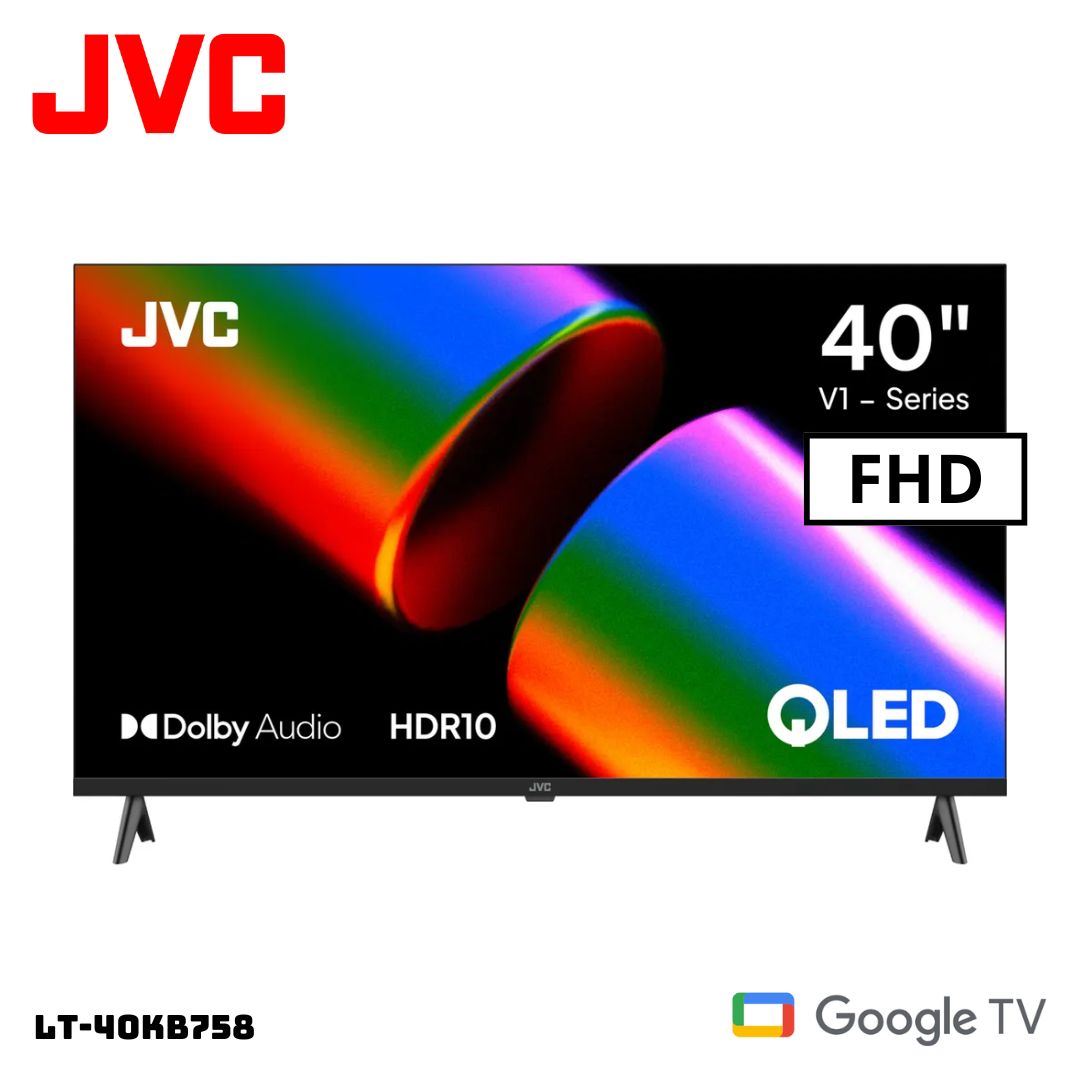 TELEVISOR JVC 40 QLED SMART TV GOOGLE TV FHD - LT-40KB758