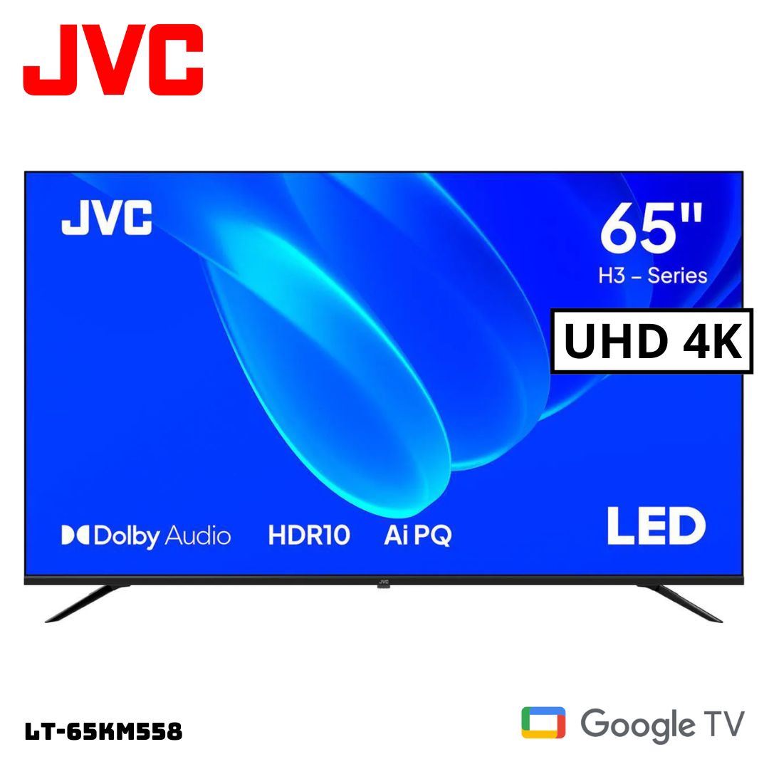 TELEVISOR JVC 65 SMART TV GOOGLE TV 4K UHD LED 2025 - LT-65KM558