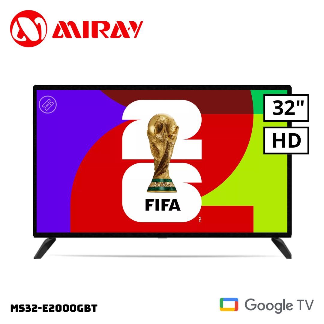 TELEVISOR MIRAY 32 SMART TV GOOGLE TV HD LED - MS32-E2000GBT