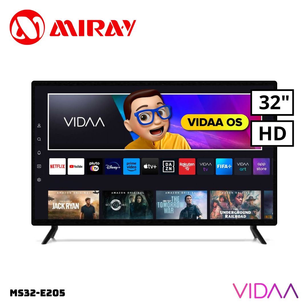 TELEVISOR MIRAY 32 SMART TV VIDAA HD LED - MS32-E205