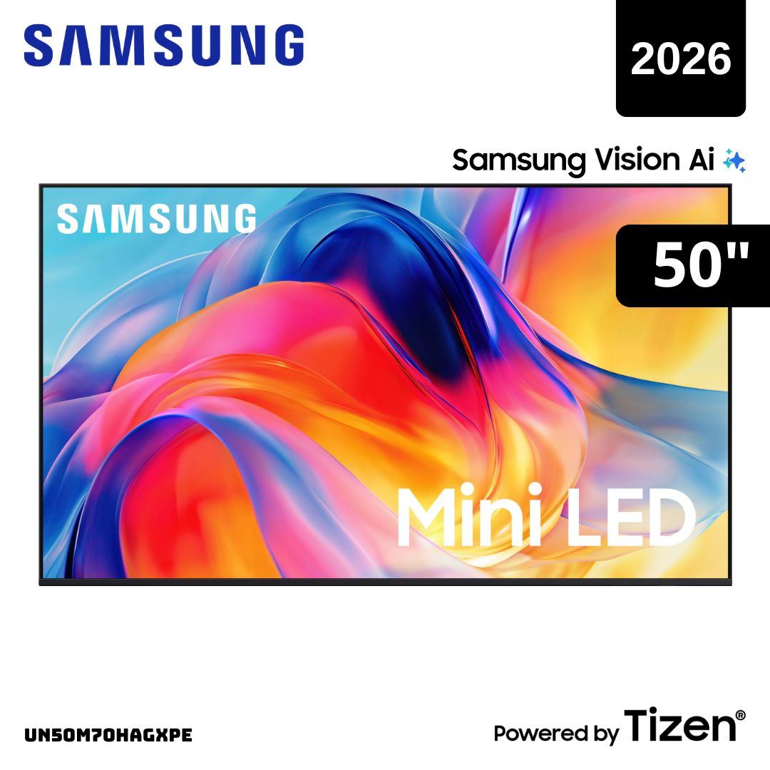 TELEVISOR SAMSUNG 50 MINI LED SMART TV TIZEN OS VISION AI 4K UHD 2026 - UN50M70HAGXPE
