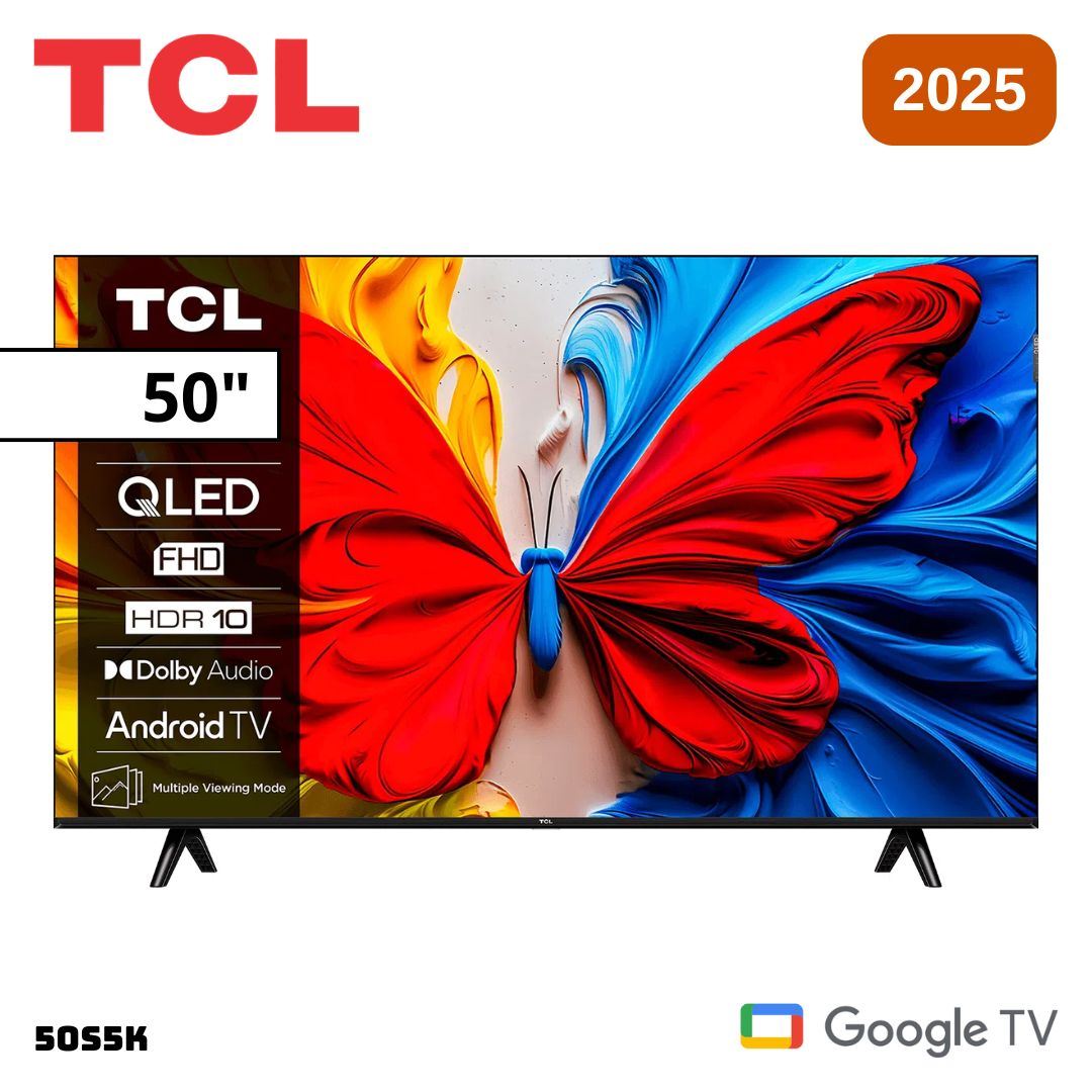 TELEVISOR TCL 50 QLED SMART TV GOOGLE TV FHD 2025 - 50S5K
