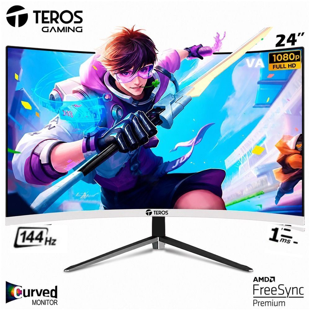 MONITOR TEROS CURVO  24"  VA