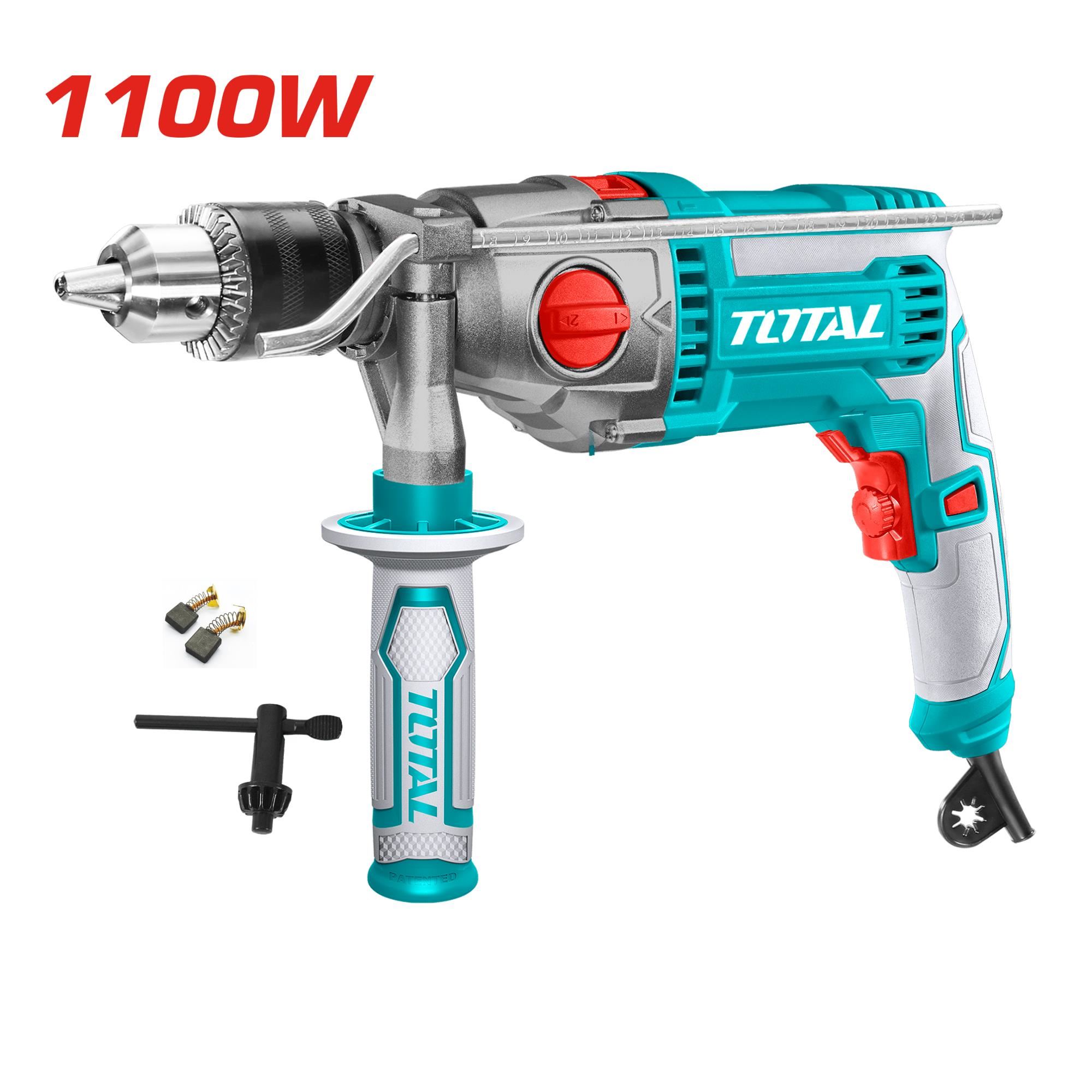 Taladro Percutor 1100w Industrial Total Tg211166