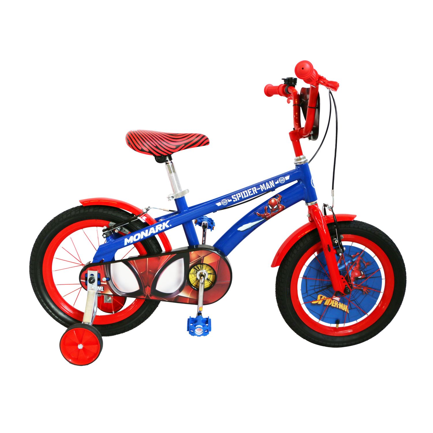 BICICLETA MONARK THE AMAZING SPIDER-MAN ARO 16 AZUL/ROJO