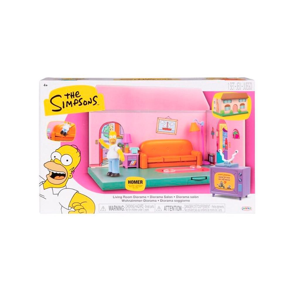 The Simpsons Living Room Diorama Playset