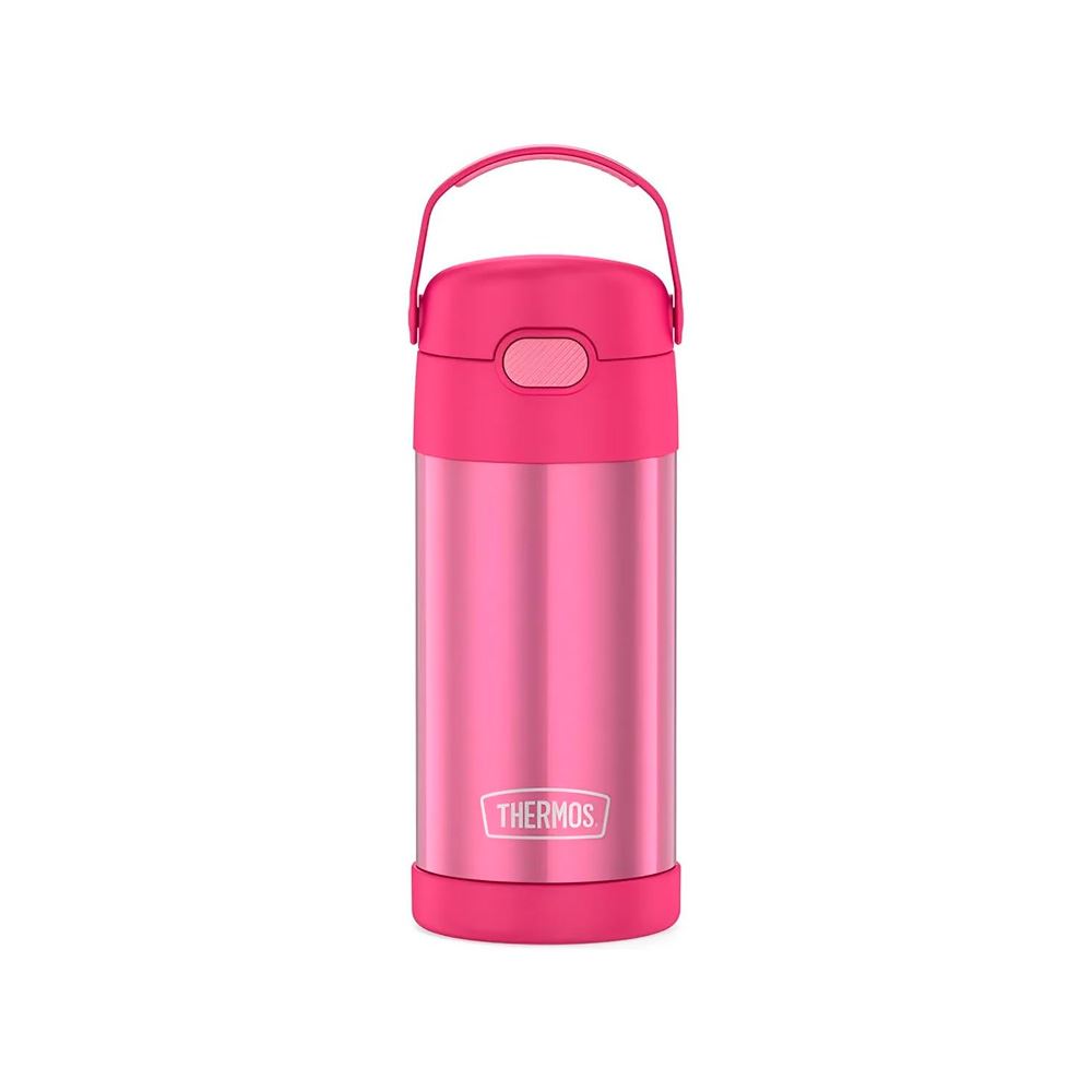 THERMOS FUNTAINER Water Bottle with Straw 12 Onzas Pink