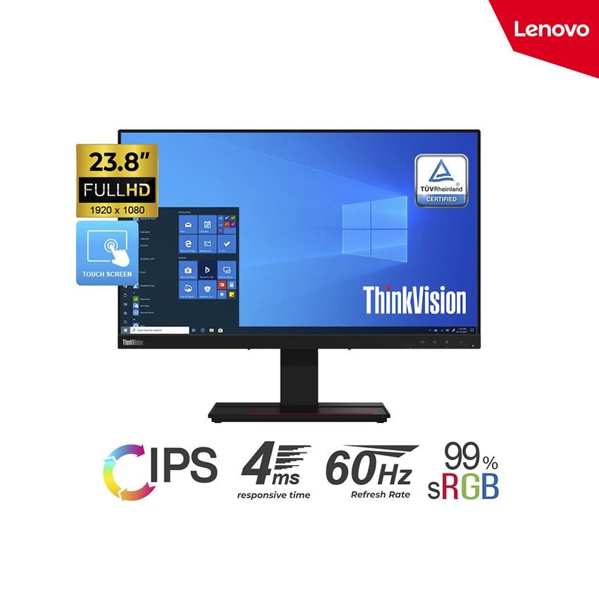 Monitor Lenovo ThinkVision T24T-20 23.8" FHD IPS Táctil
