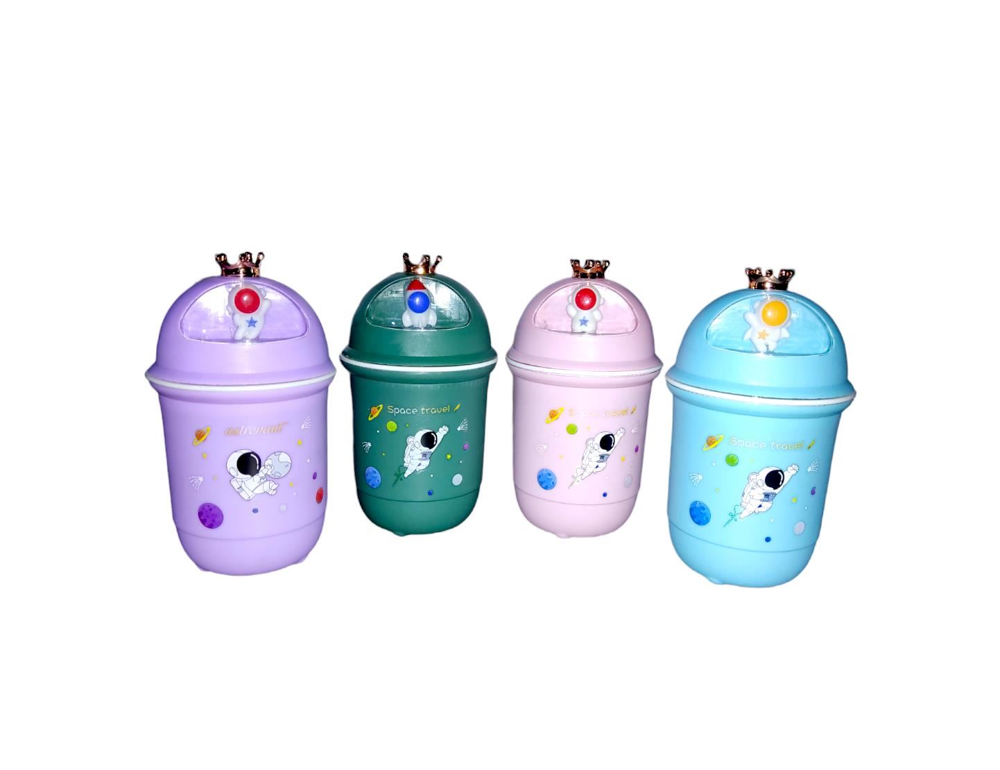 BOTELLA DE VIDRIO GENÉRICO DISEÑO ASTRONAUTA X 4 UNIDADES