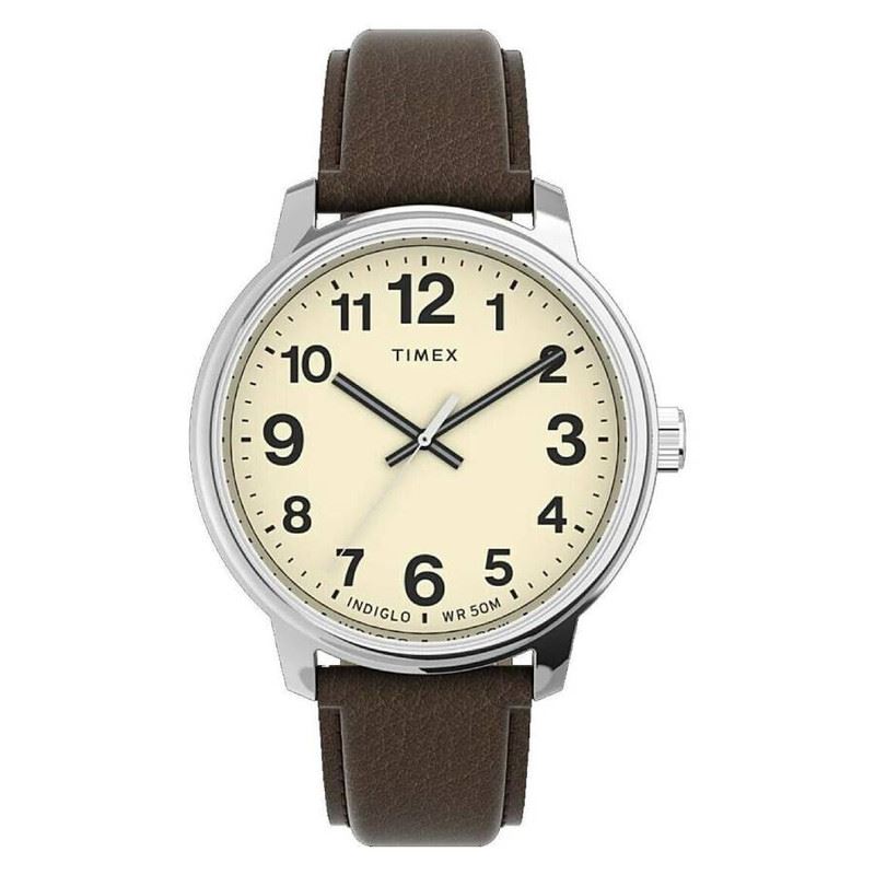 Timex Reloj Easy Reader Bold con esfera crema TW2V213006P