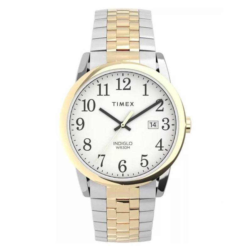 Timex Reloj Easy Reader Quartz esfera blanca TW2V40100