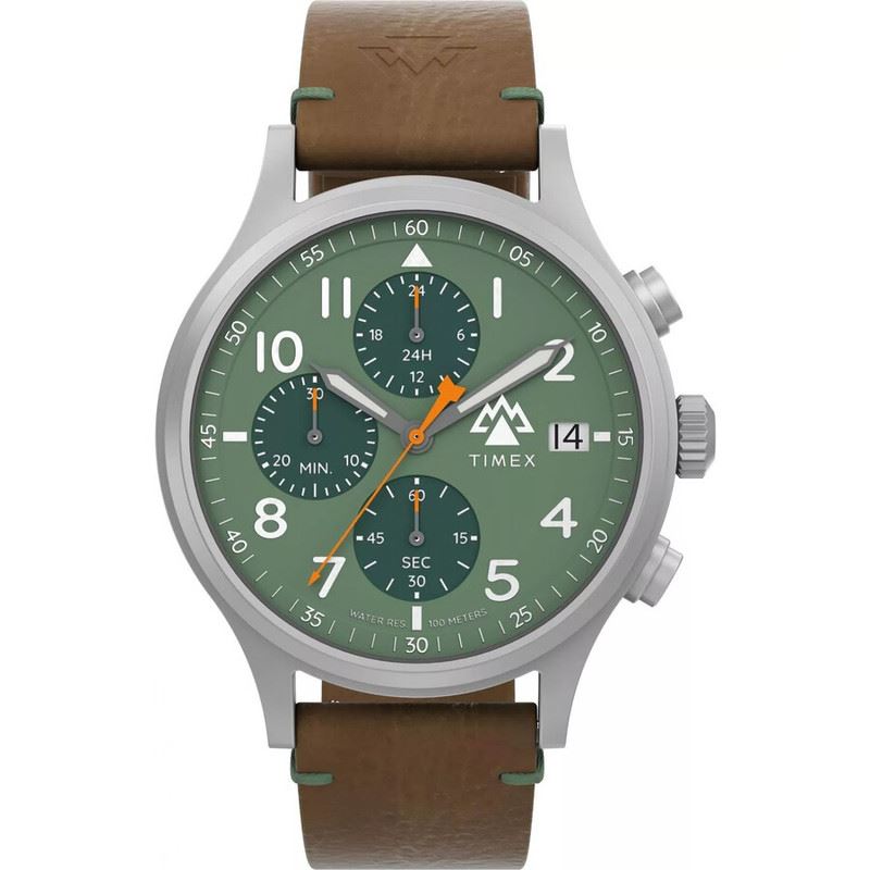 Timex Reloj Expedition North Sierra Cronógrafo cuarzo esfera verde TW2W16400