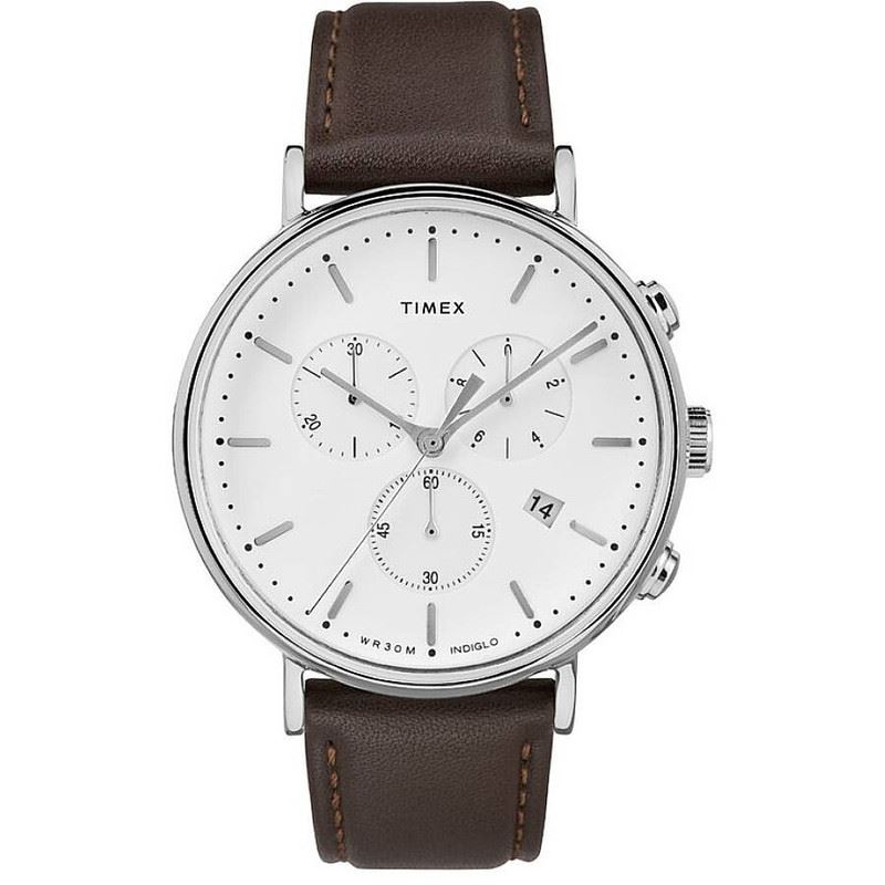 Timex Reloj Fairfield Chronograph Quartz esfera blanca TWH6Z2410