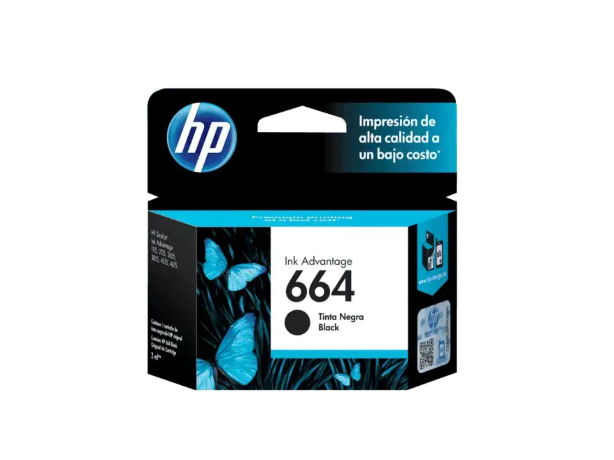 TINTA HP 664 NEGRO (F6V29AL) 1115/2135/3635/4535/4675