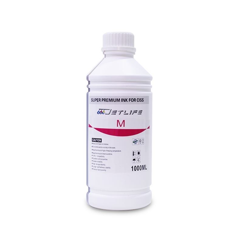 Tinta JetLife Super Premium Ink For Ciss 1Lt Rojo