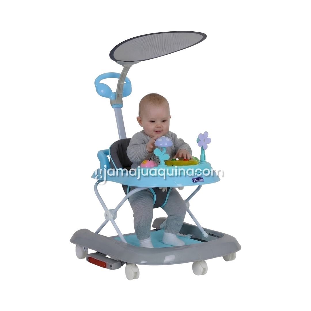 Andador Mecedora con Tablero Didáctico «TITI» Edición Limitada Light Blue