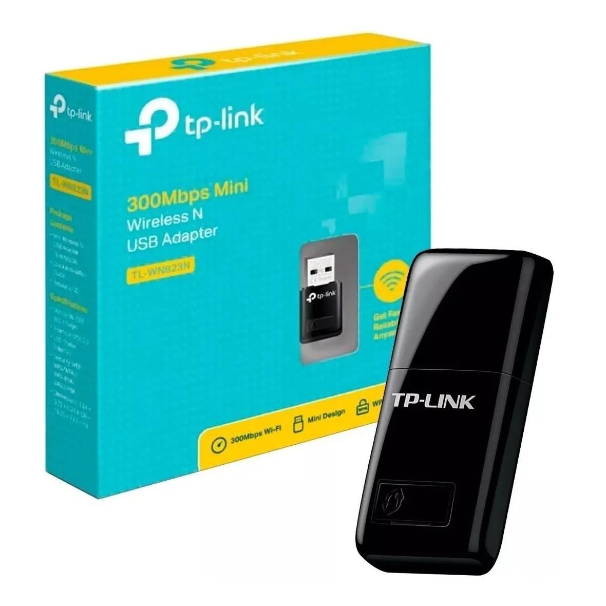 Mini Adaptador Usb Inalámbrico N 300mbps Tp-link TL-WN823N