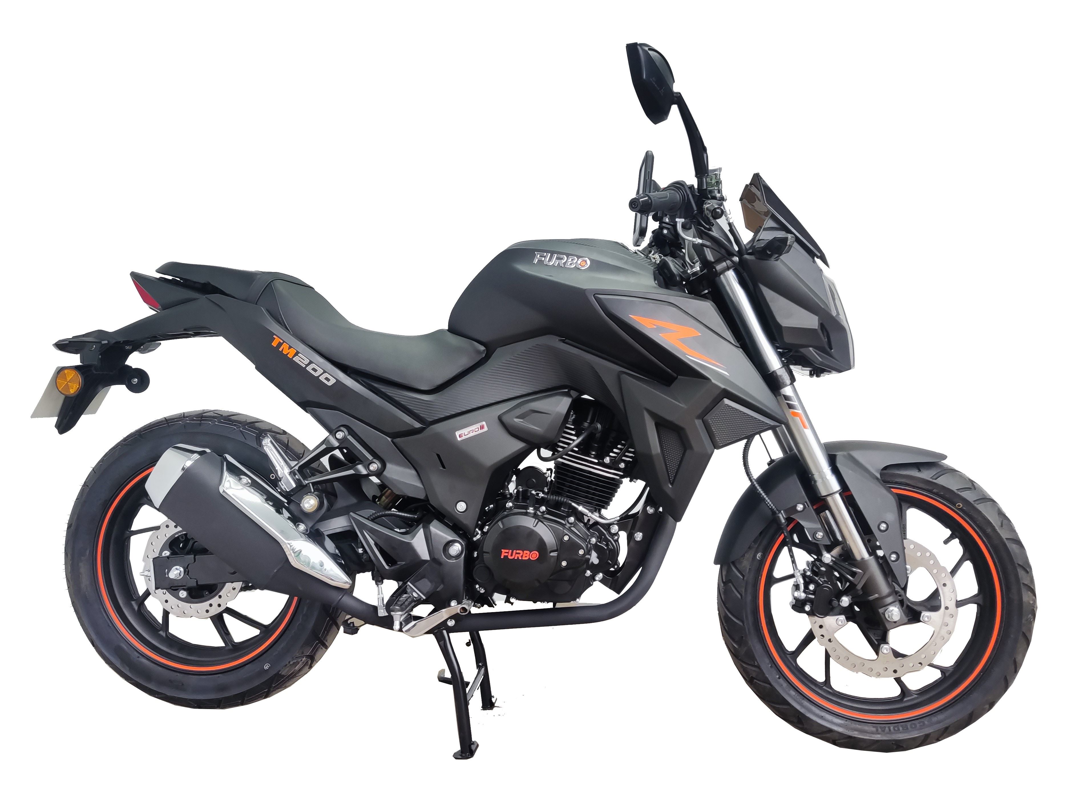 MOTO FURBO TM200 NEGRO BRILLANTE