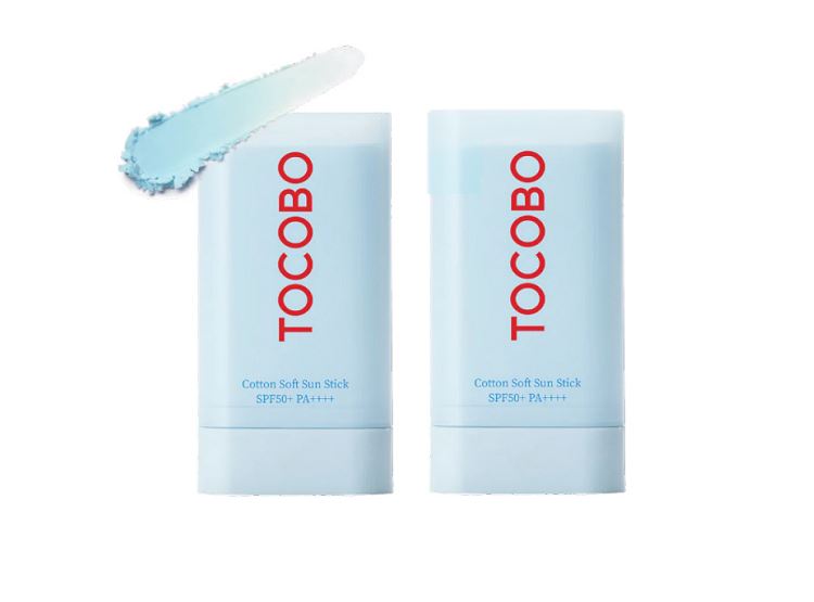 TOCOBO COTTON SOFT SUN STICK SPF50 PA++++ 2 UNID BLOQUEADOR EN BARRA MATE