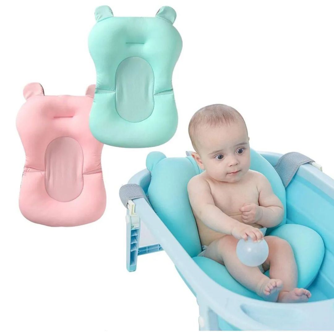 Cojín de Baño con 3 Correas Ajustables a Cualquier Tina PARA BEBE