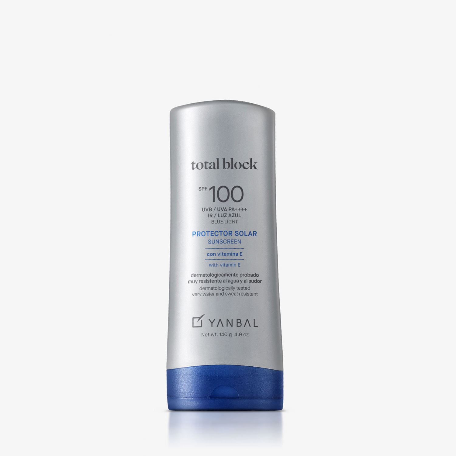 PROTECTOR SOLAR TOTAL BLOCK SPF 100 YANBAL 140G