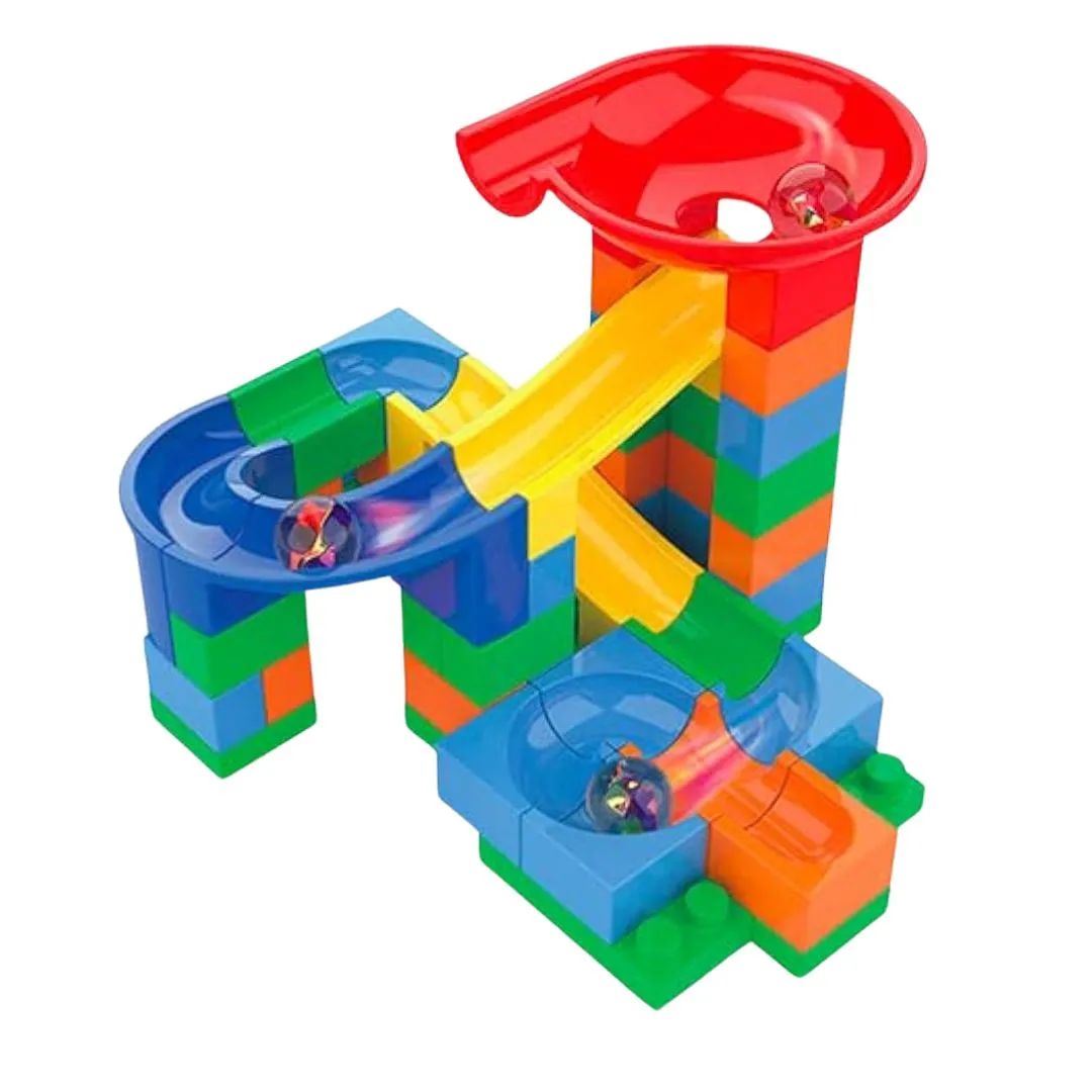 Juego De Construcción 3d Bloques Pista Track Maze 56pcs