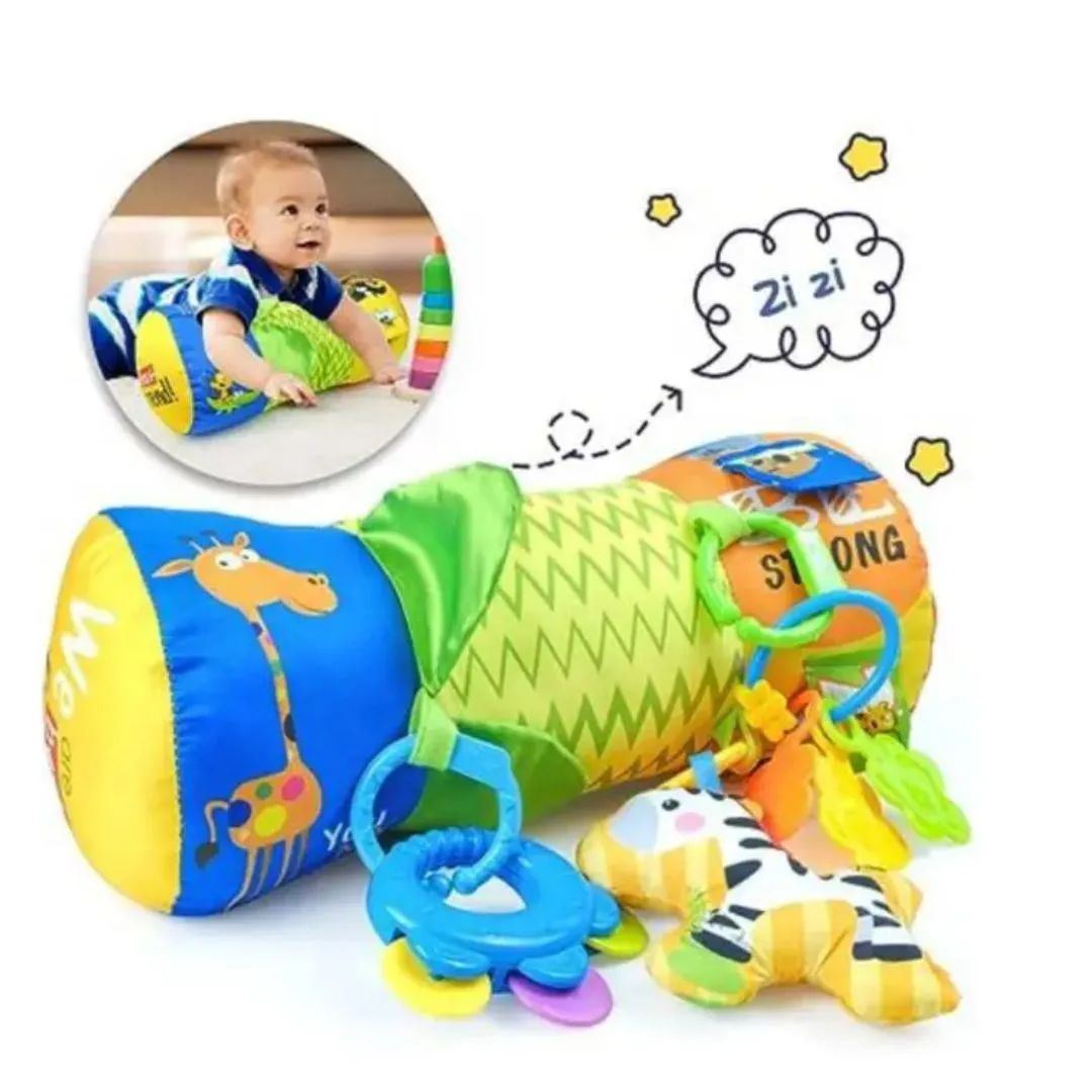 Rodillo de Estimulación Sensorial Rosado Para Bebés