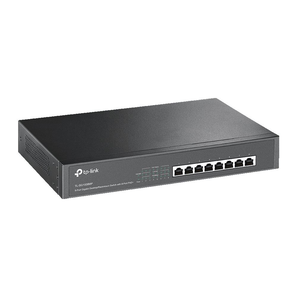 TP-Link - Switch TL-SG1008MP de 8 Puertos Gigabit (8 Puertos POE+)